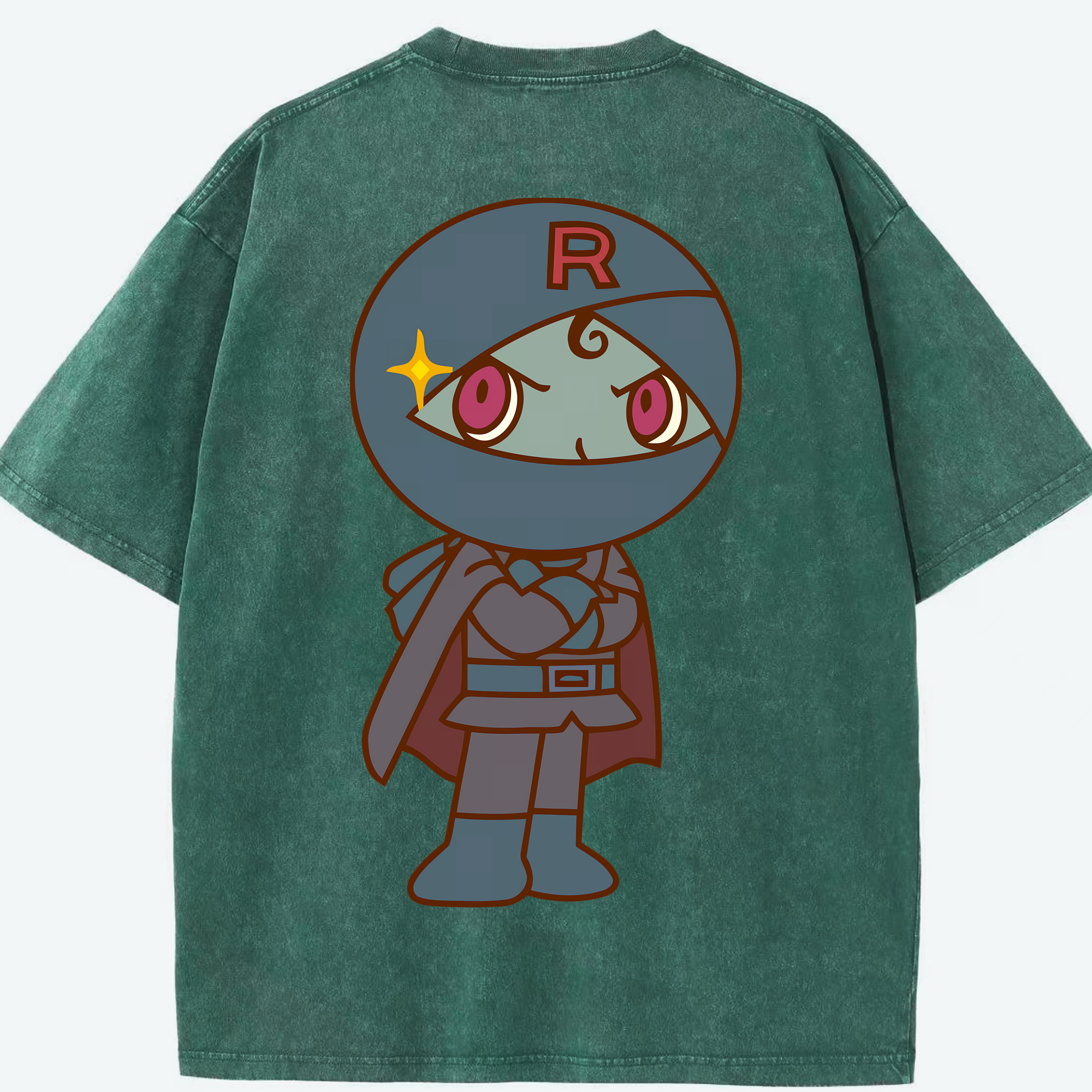 （画像用） アンパンマン Anpanman 綿100% ヴィンテージ風 半袖Tシャツ（背面プリント）